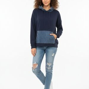Society Navy Blue Women's Hoodie
